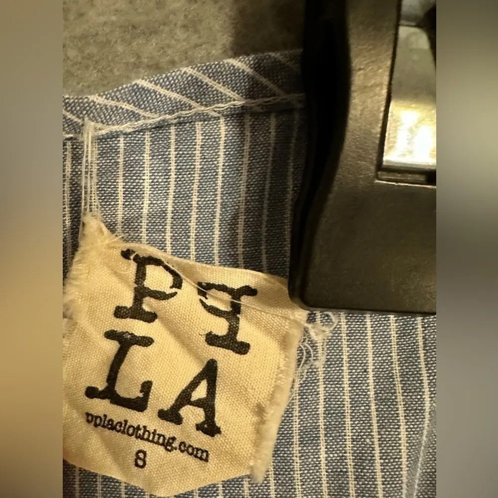 PPLA Claudia tank light blue split sides size S - Image 6