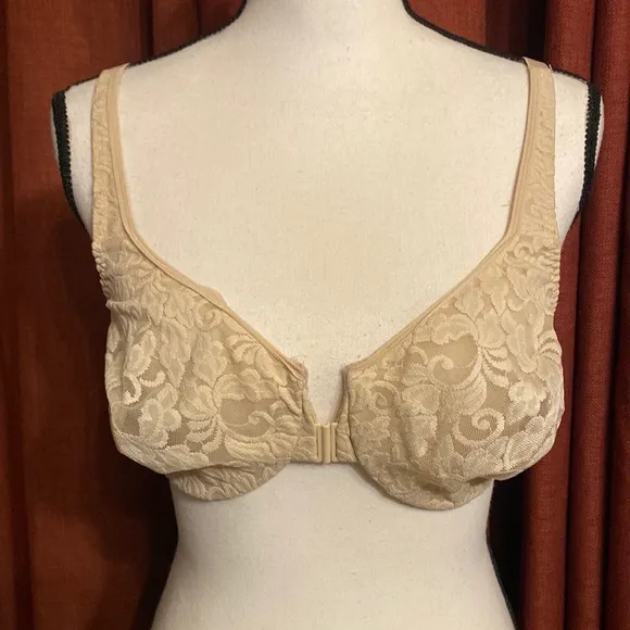 VS Lace Snap Front Full Coverage 38C Bridal Night Out Honeymoon Elegant comfort - Image 2