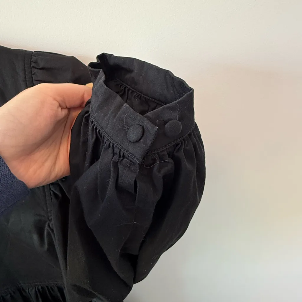 Hunter Bell‎ Women's Maya Puff-Sleeve Eyelet Mini Dress Size S - Image 6