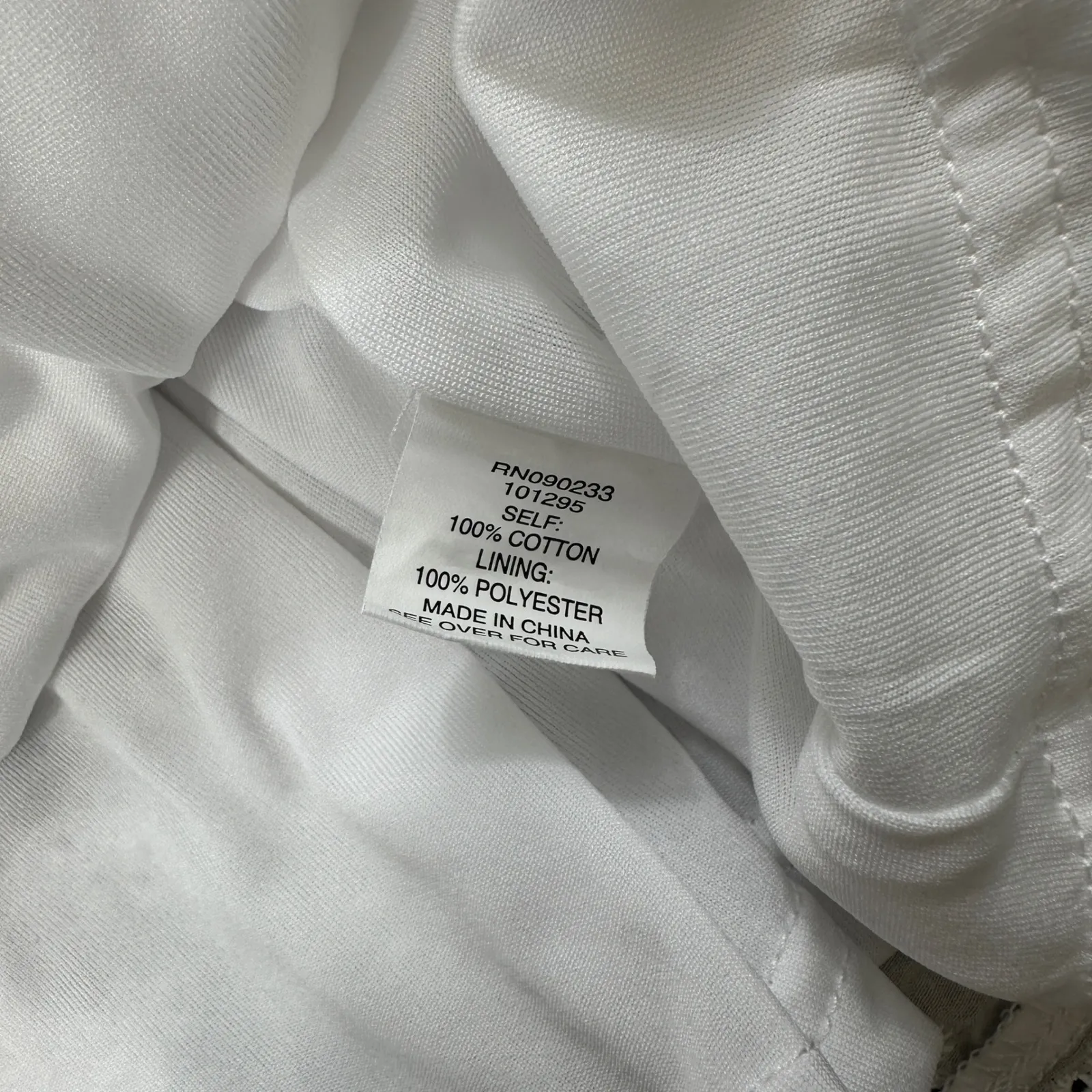 LA Hearts by Pacsun Dress S Women White Eyelet Embroider Tiered Smocked Sundress - Image 7