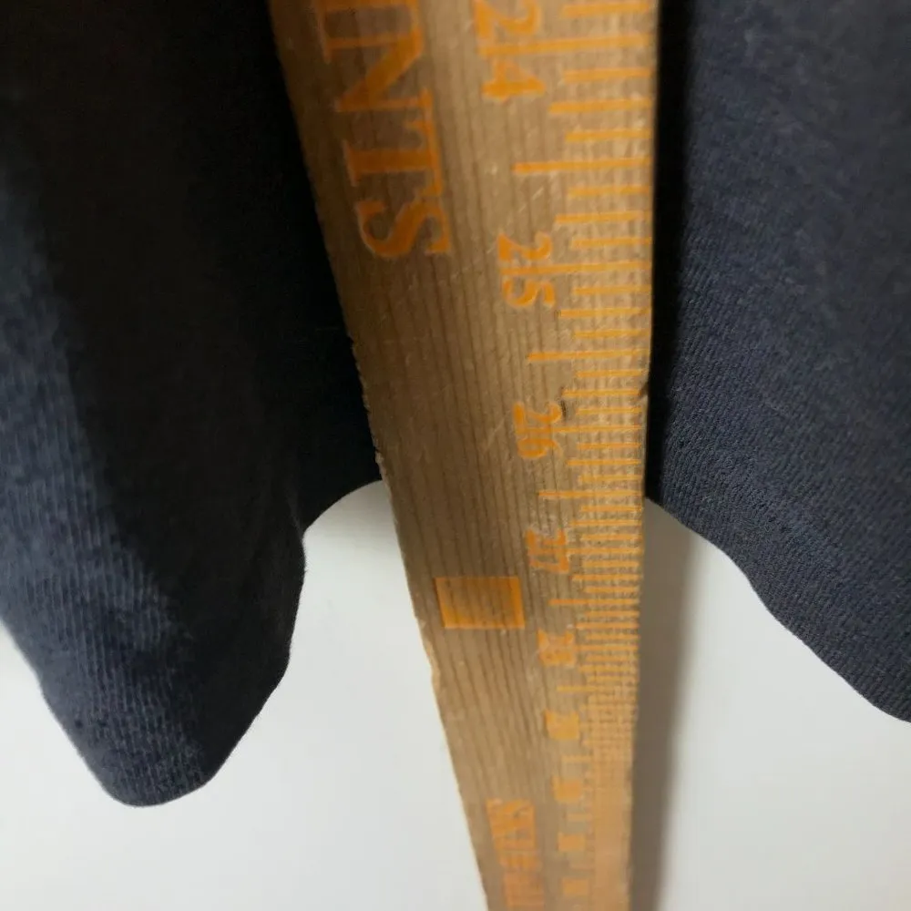 Vintage 90s A Tour of Germany Europe T Shirt Black Large L USA Graphic Tee Solid - Image 12