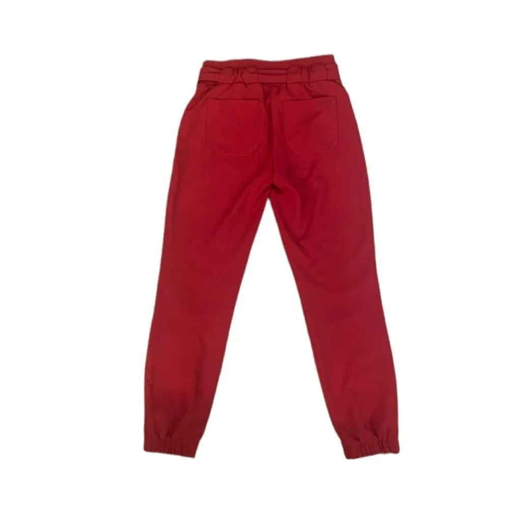 ✨Jolt Red Jogger Belted Pants✨ - Image 4
