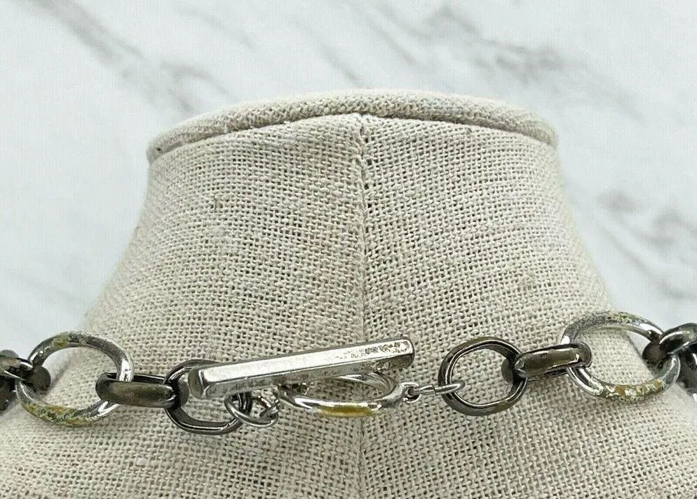 Liz Claiborne Open Oval Long Chain Link Necklace - Image 3