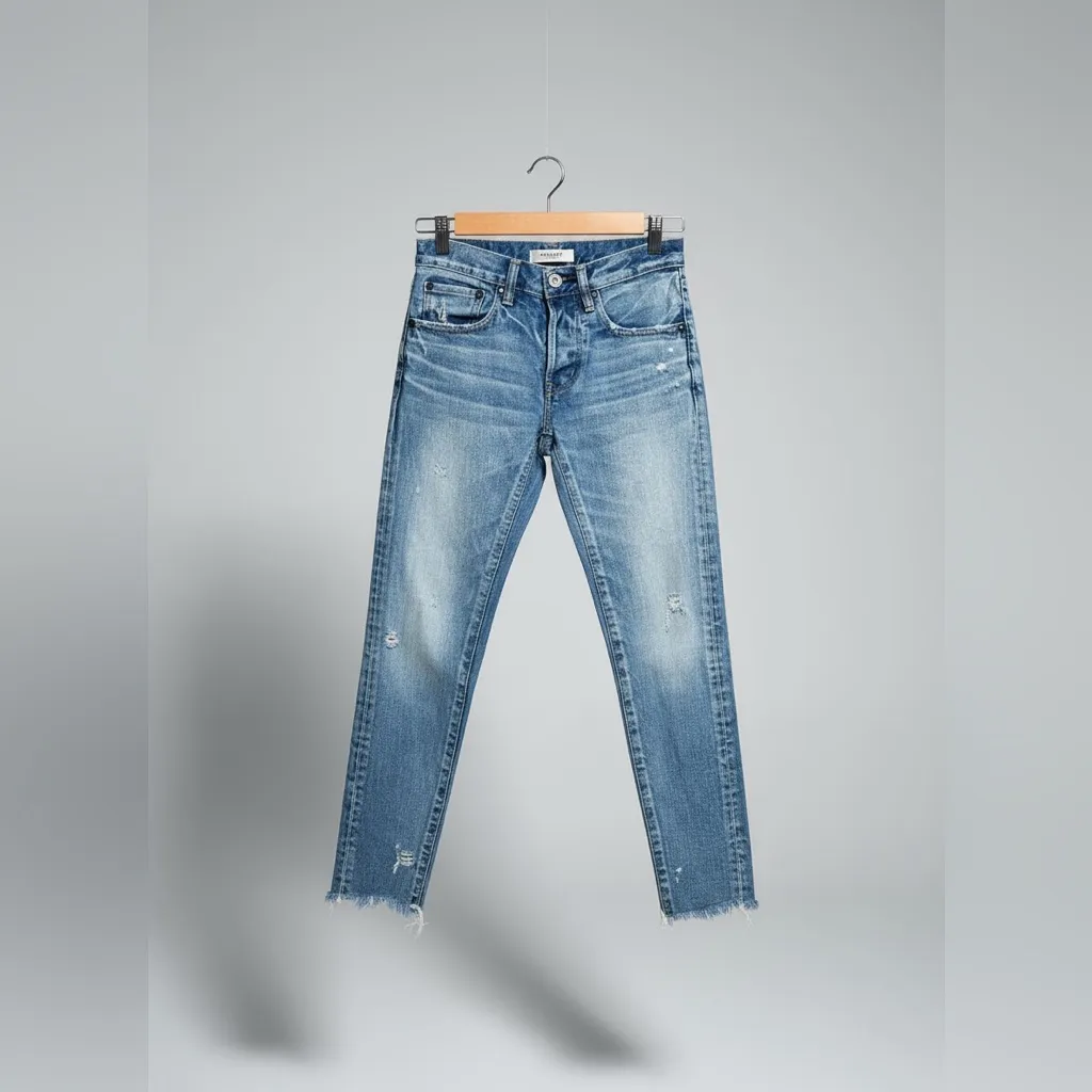 Moussy Vintage Keller Tapered Jeans Blue Size 23 - Image 3