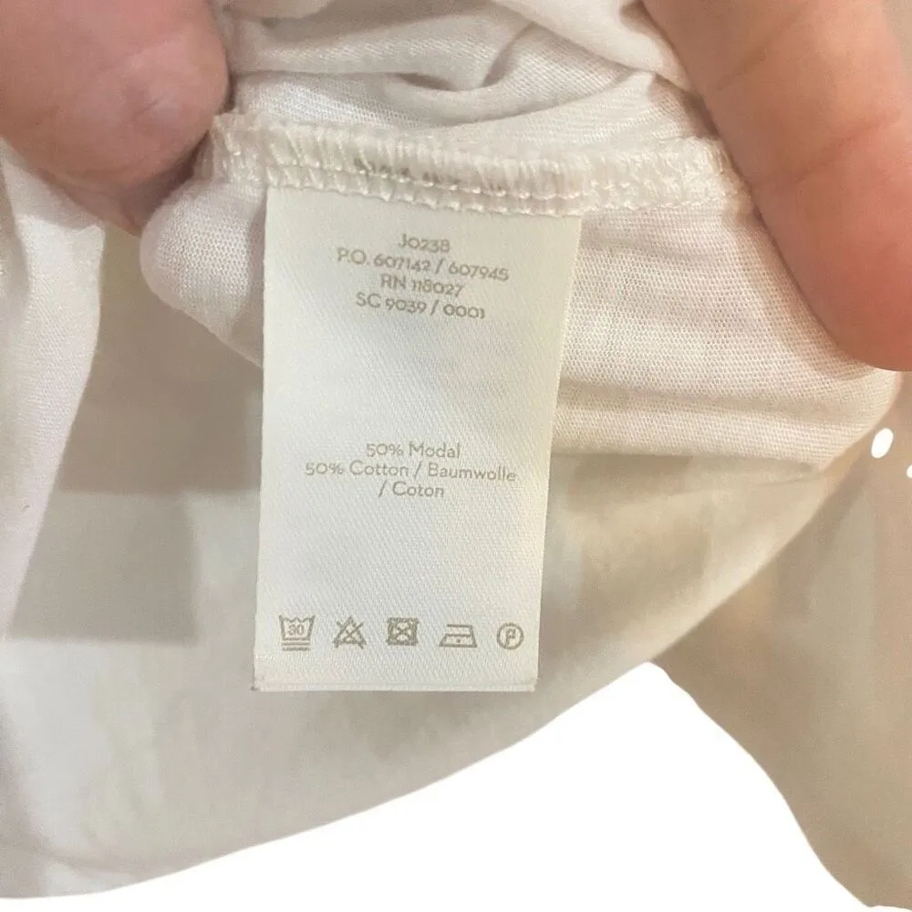 Boden size 8 white bell sleeve blouse - Image 2