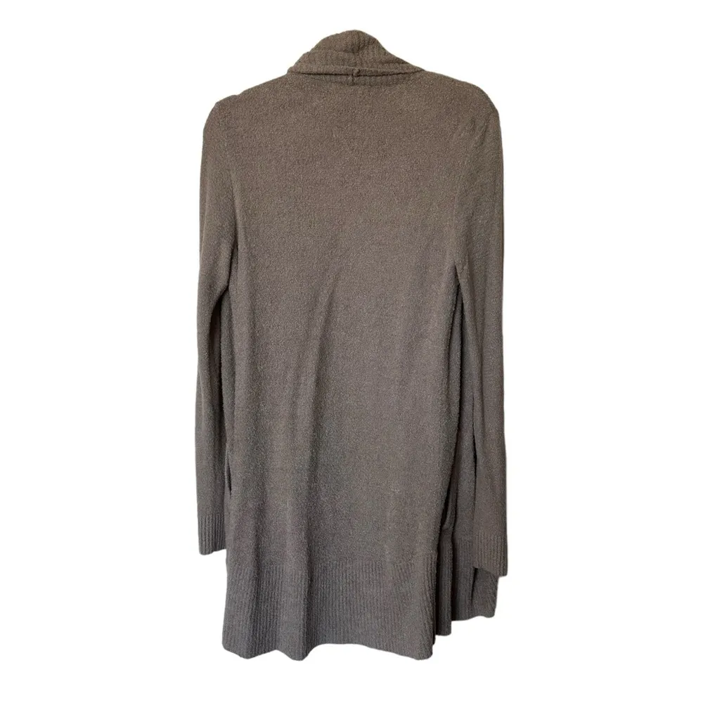 Cozy Chic Lite Beige Tan Open Front Cardigan Medium - Image 2