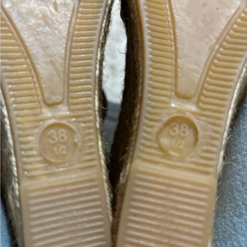 KURT GEIGER LONDON Women's Monty Espadrille Wedge Sandals 38 1/2 - Image 8