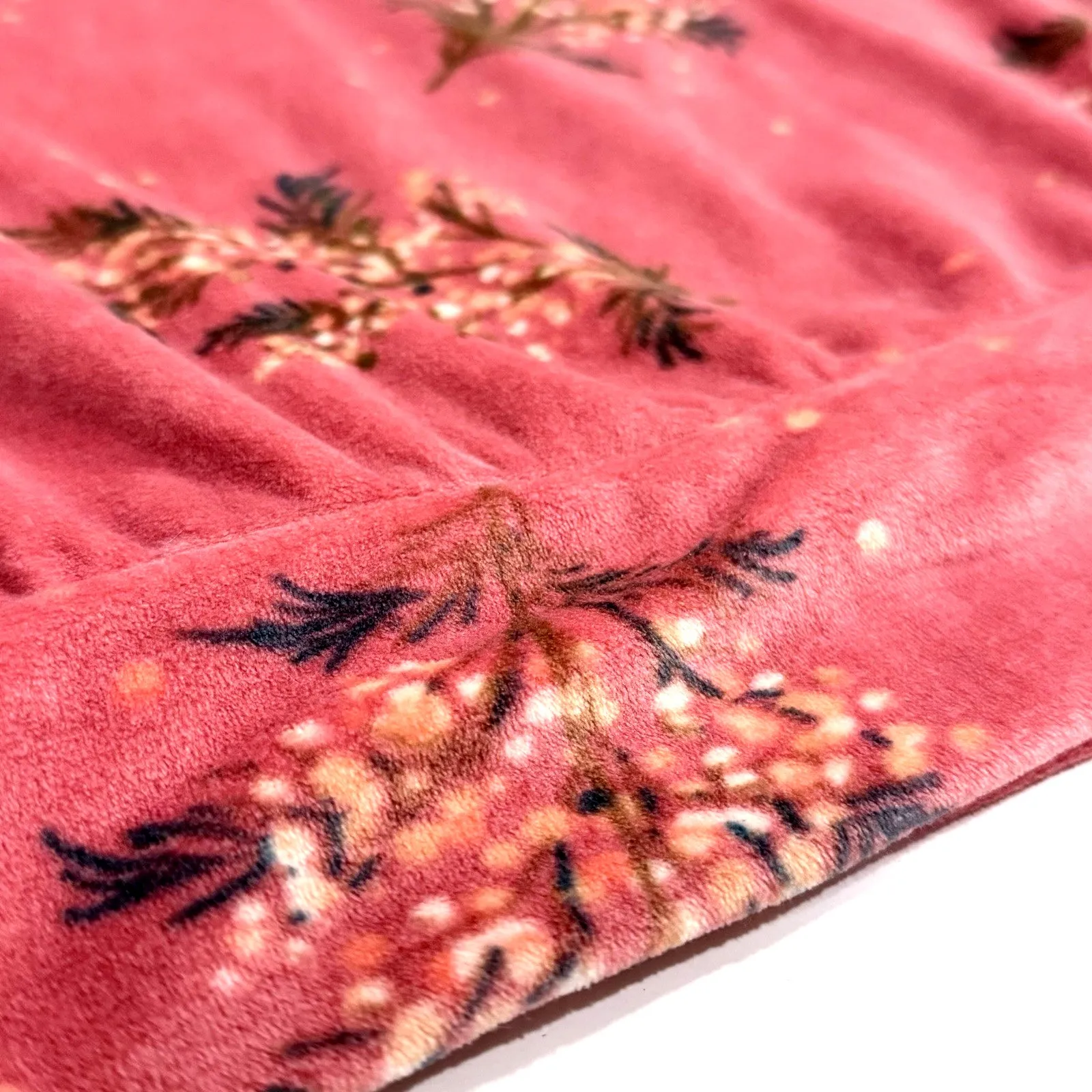 Lauren Conrad Plush Velour Ruffle Top Women XS Sweatshirt Cottage Core Coquette - Image 2