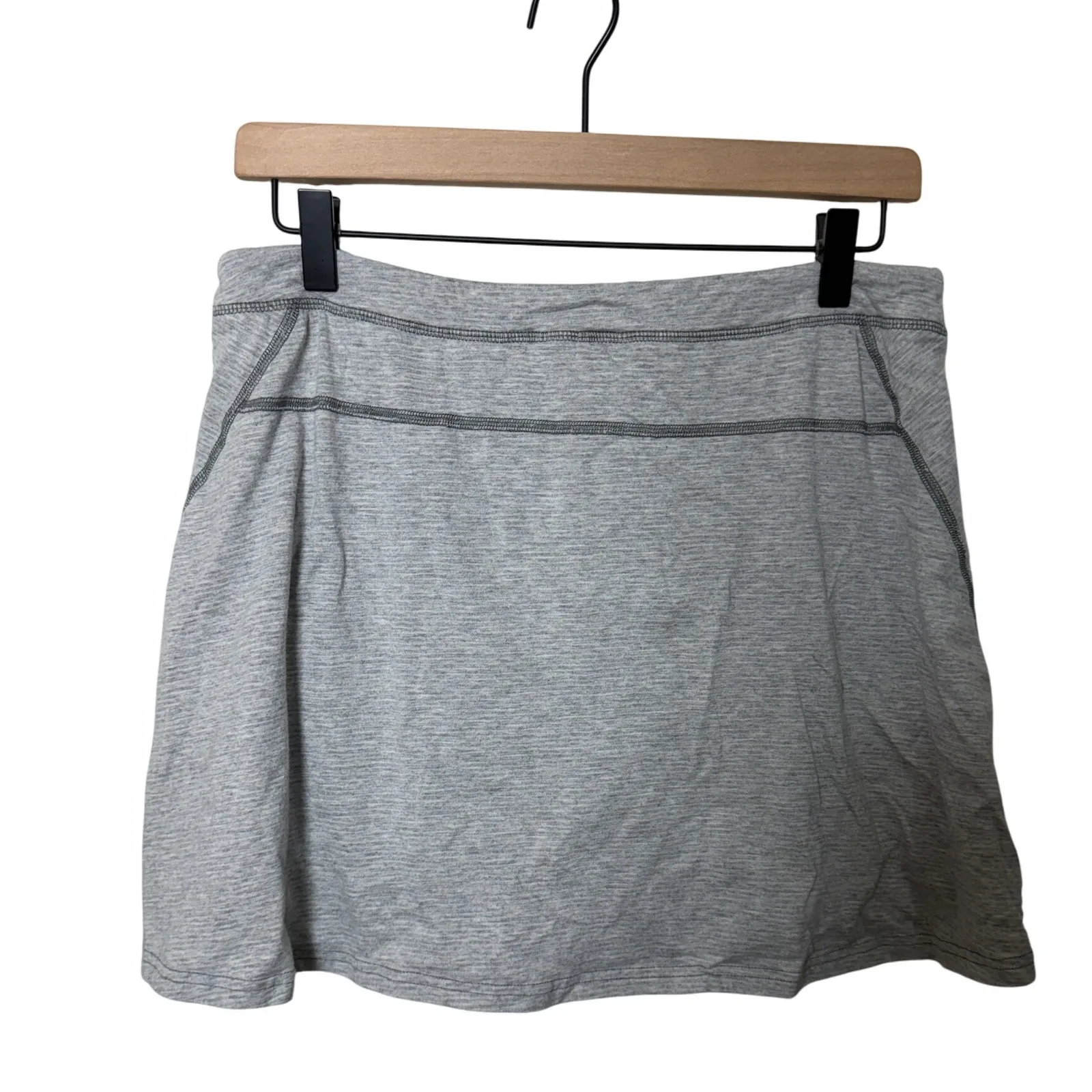 Toad&Co Seleena Skort Gray Athletic Casual Activewear Skirt Shorts Athleisure LG - Image 6