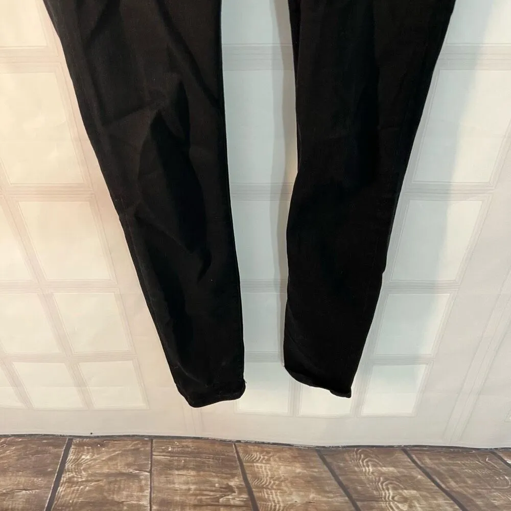 Madewell  10" High-Rise Skinny curvy roadtripper Jeans in Black Frost size 25 - Image 5