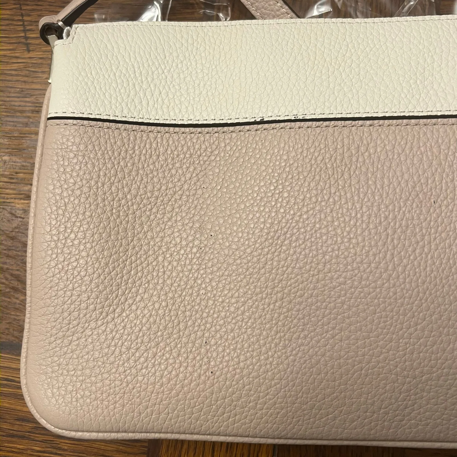 NWT KATE SPADE Leila Colorblock Triple Gusset Crossbody Pebbled Leather NWT $279 - Image 9