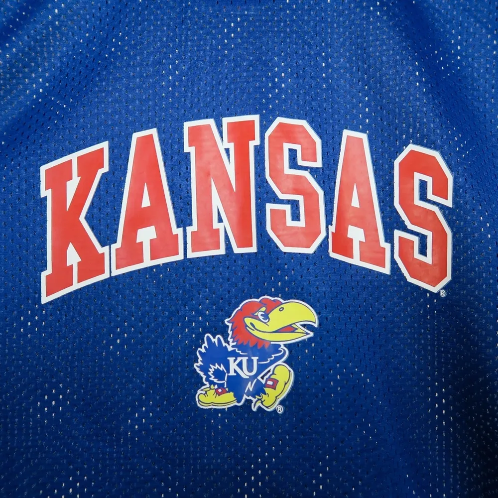 KU Jayhawks Football Jersey Crop Top - Image 5