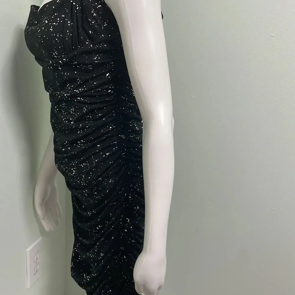 Lucy in the sky Black dress w/ silver sparkles - Image 6