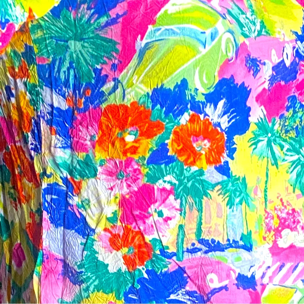 Vintage Jams World Tropical Print Mini
Dress - Multi-colored XS - Image 7