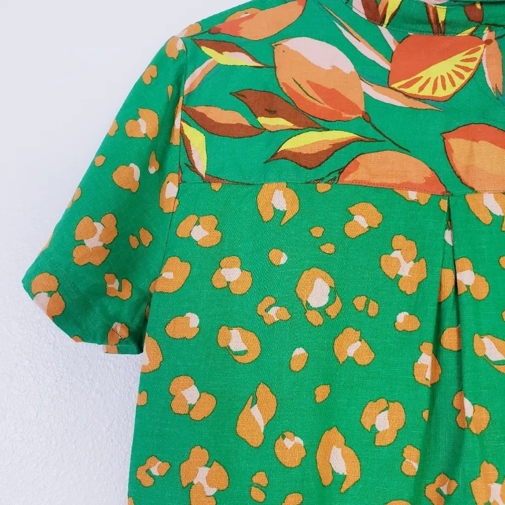 Tabitha Brown Limited Edition X Target Collaboration Blouse Orange Size M - Image 6