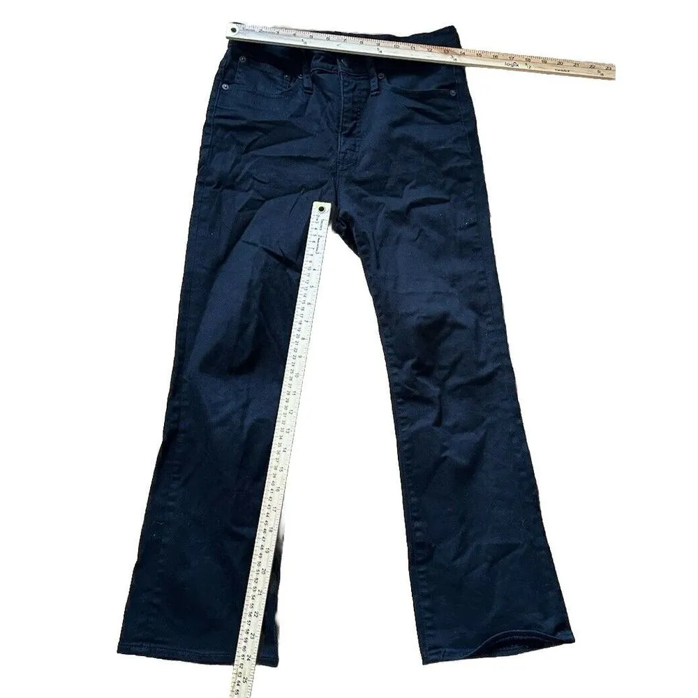 Madewell‎ Womens Jeans Black Size 27 Cali Demi-Boot Stretch Denim Cotton Blend - Image 3