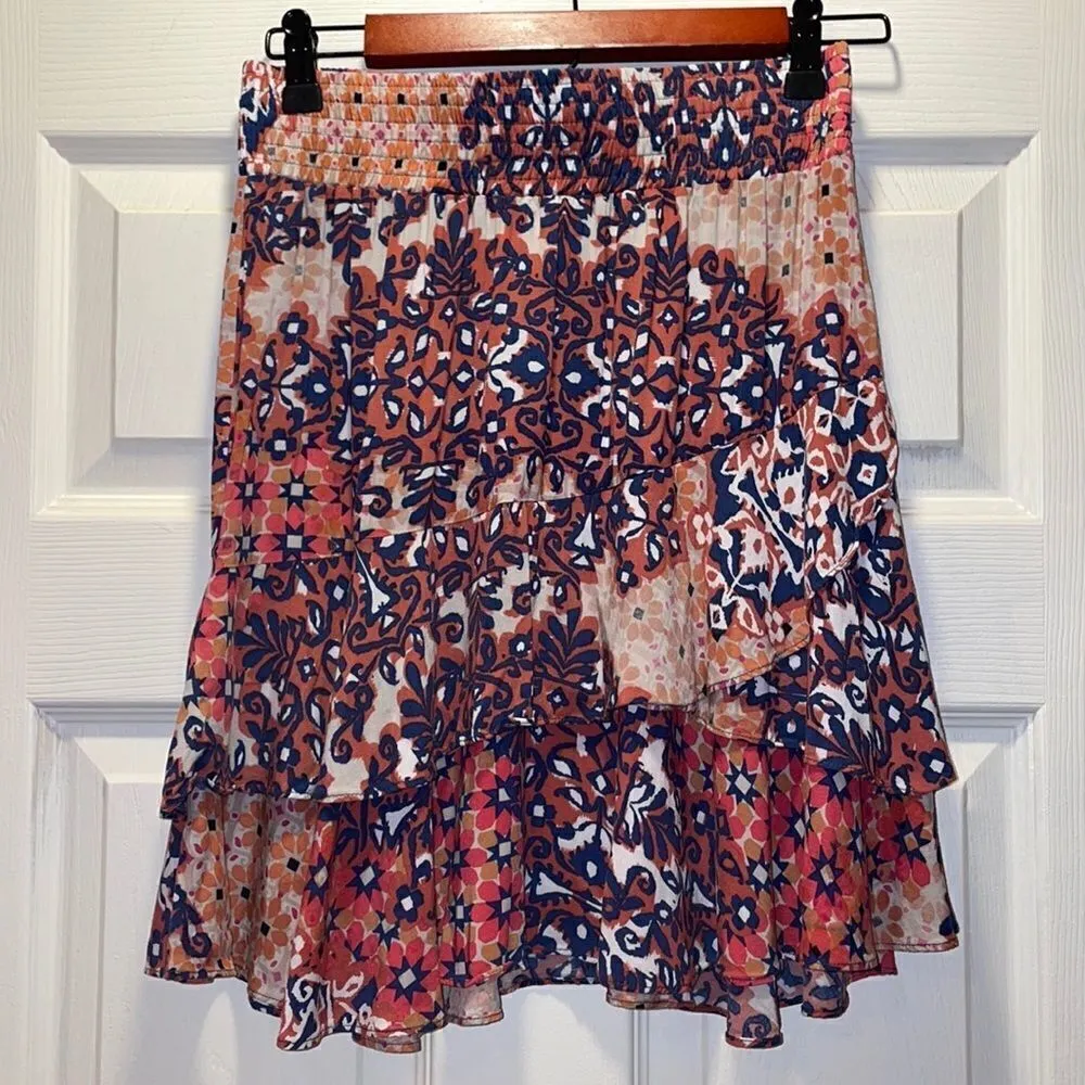 CAbi Isabel Patchwork Ruffle Skirt 5053 - Image 3