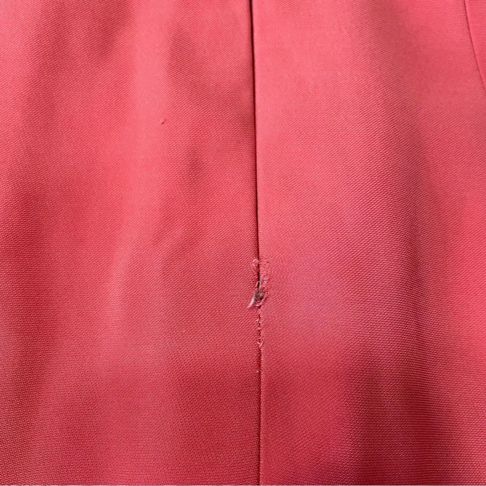 Fendi Sleeveless Colorblock Dress Coral Orange Teal Silk Blend IT 38 US 2 *READ* - Image 5