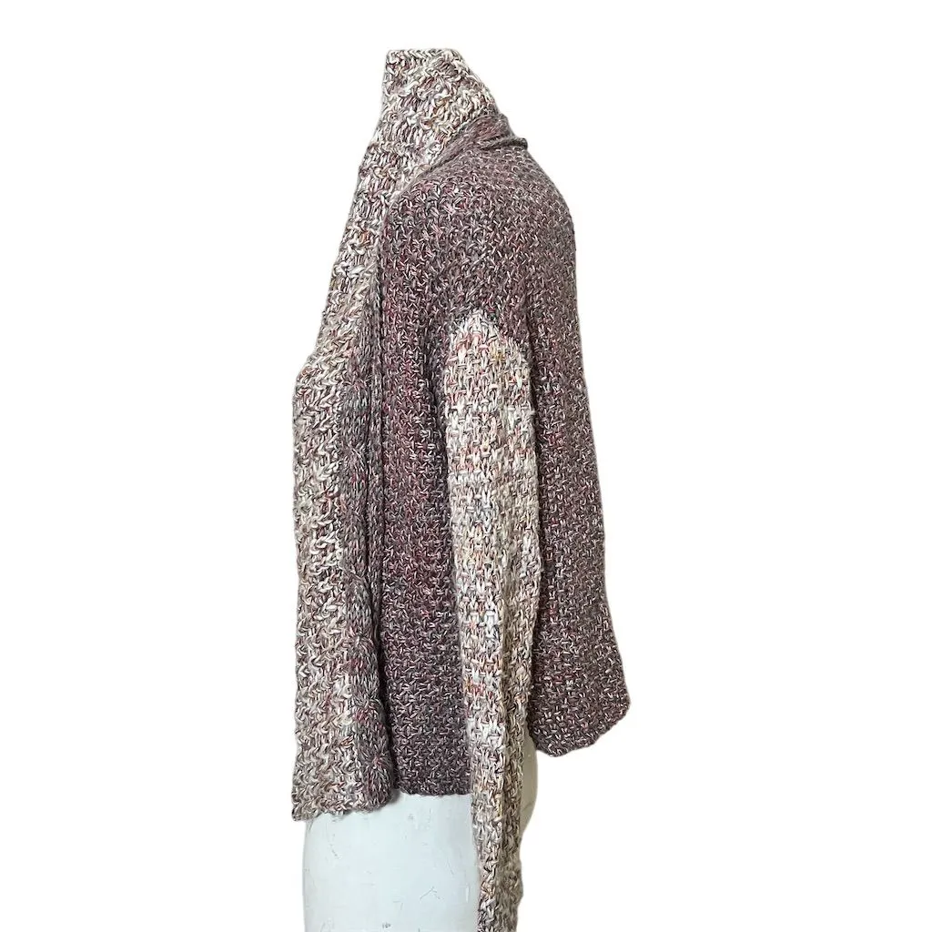 Moth by Anthropologie XS Chunky Knit Cardigan Sweater Multicolor Petite Size undefined - Image 6