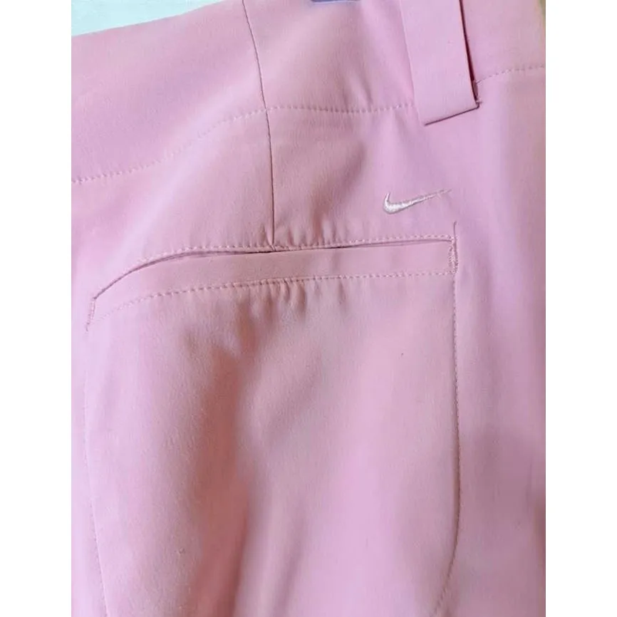 Nike Golf Women's Bermuda Shorts in Cotton Candy Soft Pink sz. 12 - Image 6