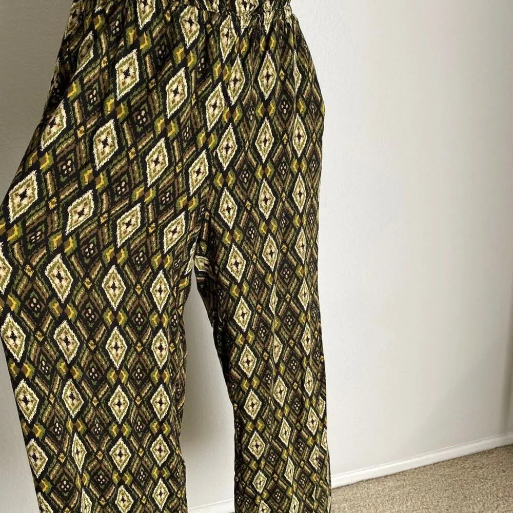 Forever 21‎ sz S greeb Y2K tube top jumpsuit - Image 7