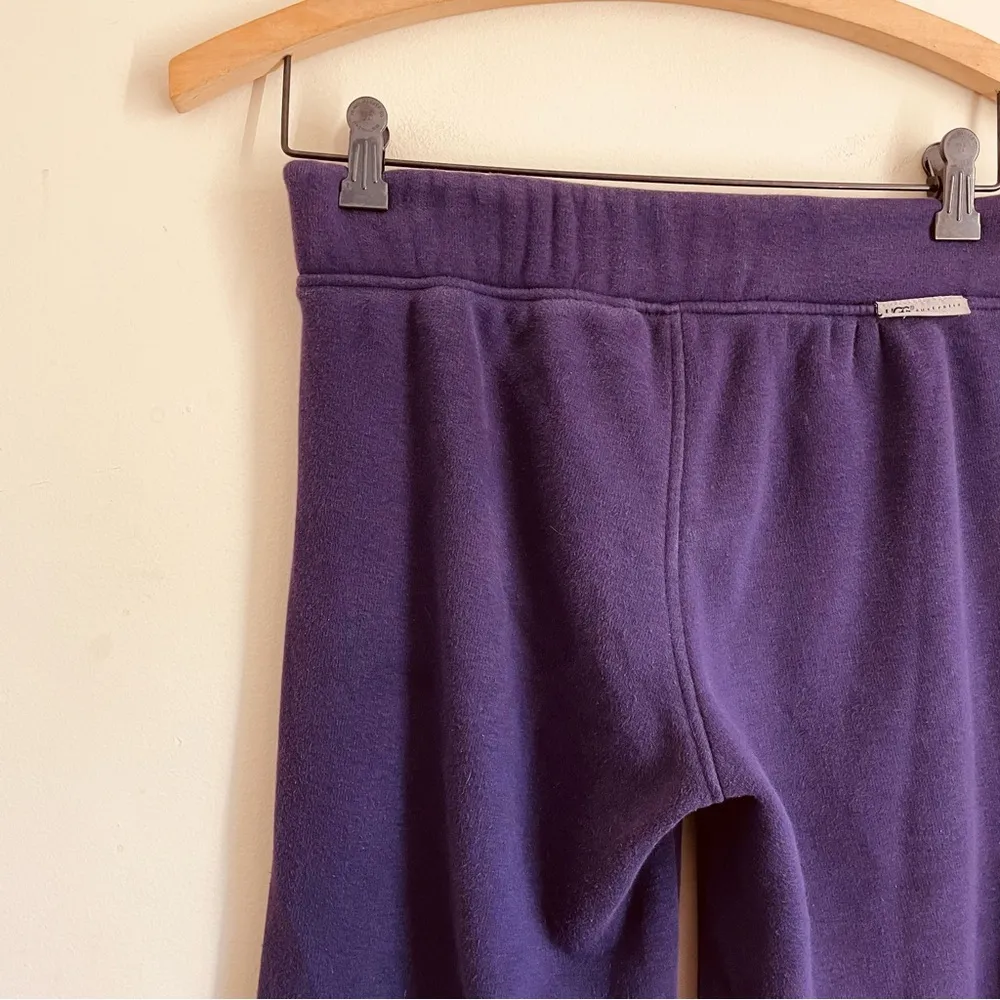 Ugg Straight Leg Terry Fleece Lined Purple Sweatpants size S - Image 4