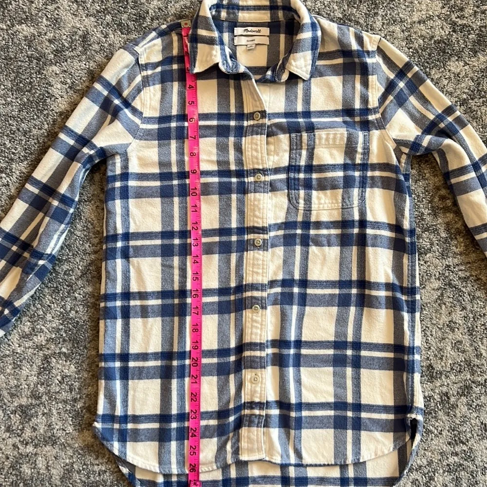Madewell Flannel Classic Ex-Boyfriend Shirt in Akiva Plaid - Image 10