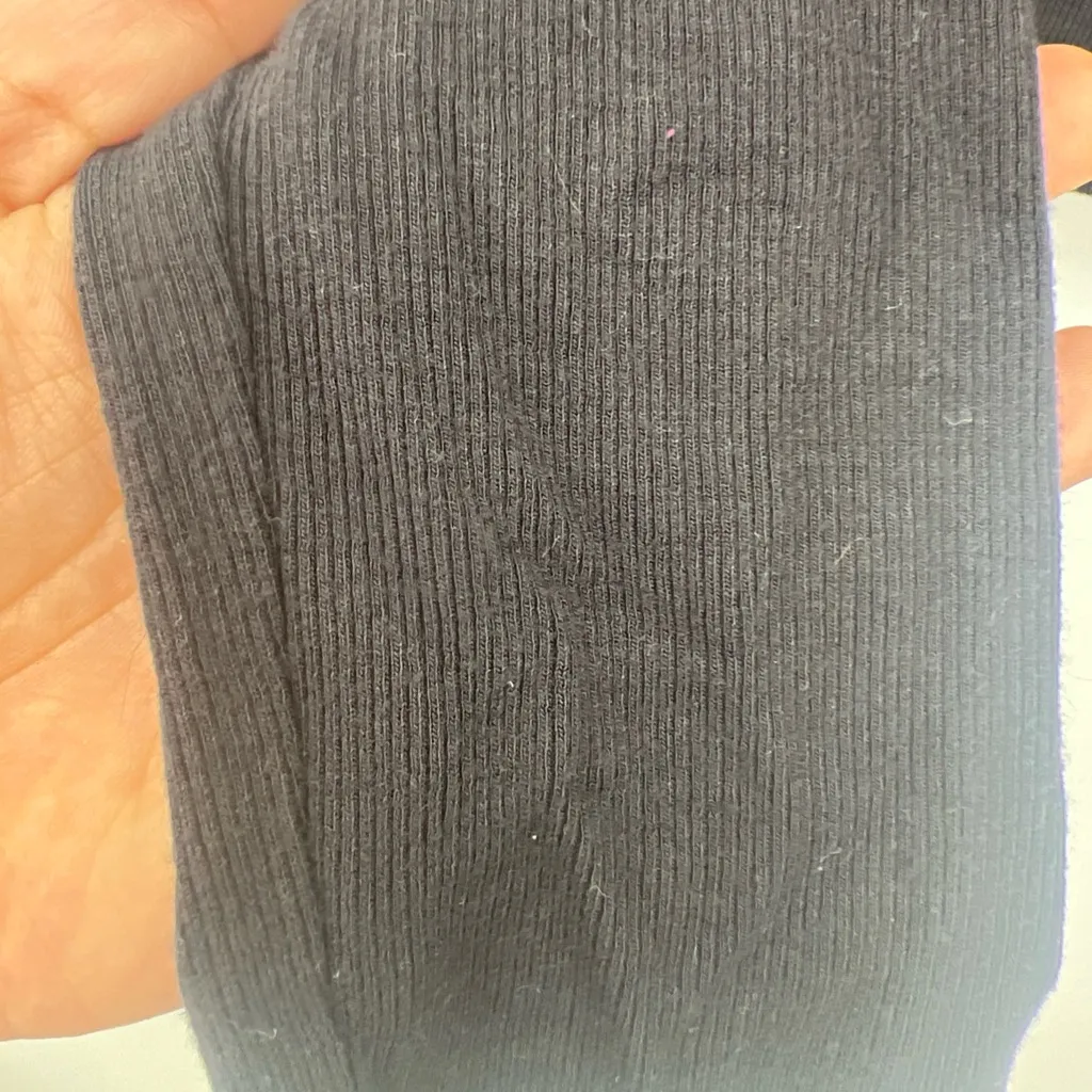 lululemon Side-Cinch Ribbed Cardigan Black Size 8 - Image 6