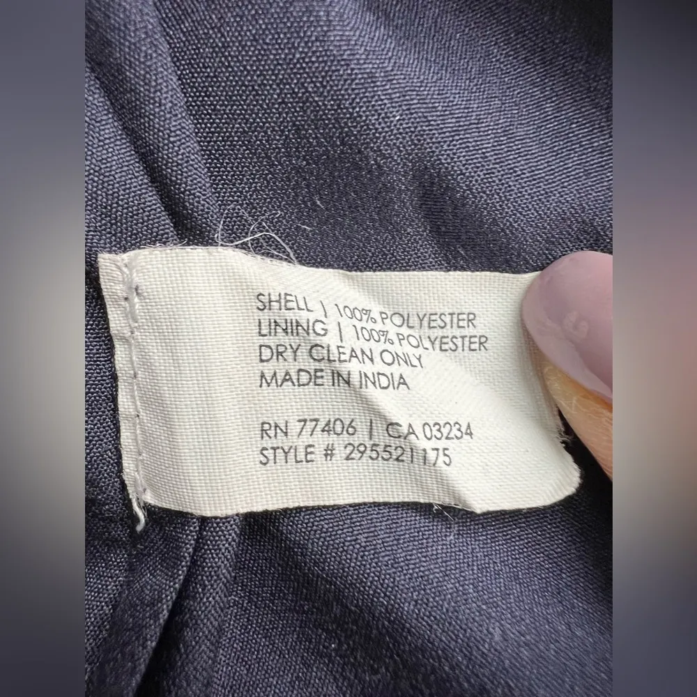 Club Monaco Jayla Lace Dress Ivory Navy Gold Fit and Flare Sz 00 - Image 7