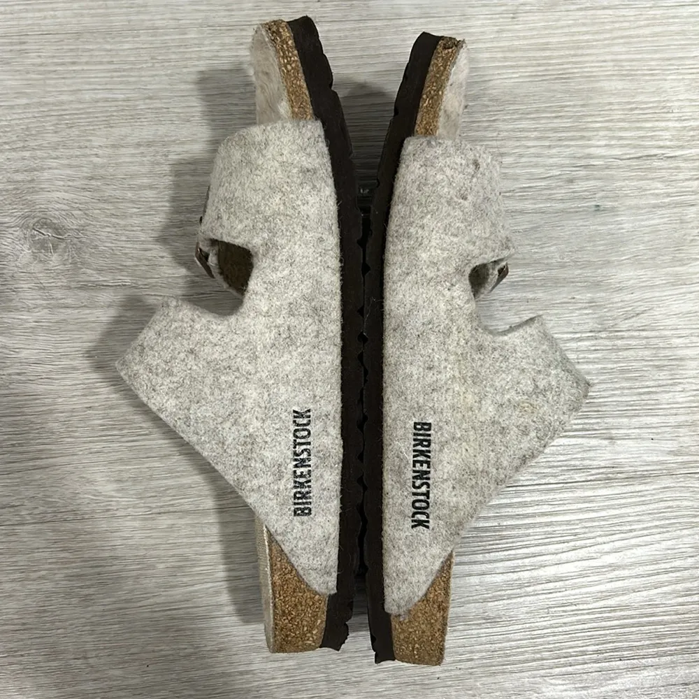 Birkenstock Arizona Rivet in felt eggnog - Image 8