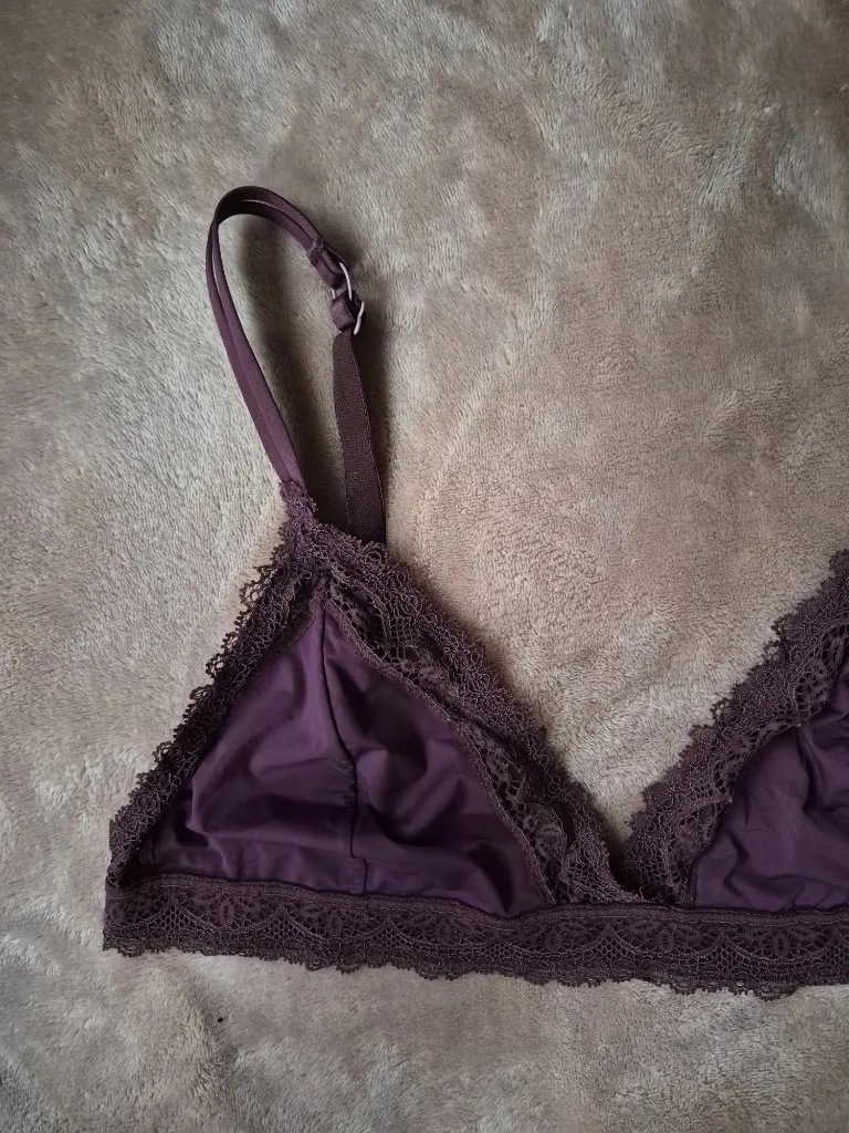 Auden Unlined Bralette Purple - Image 2