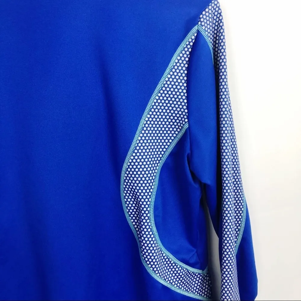 Fila Sport Half Zip Running Pullover Shirt Blue XL - Image 13