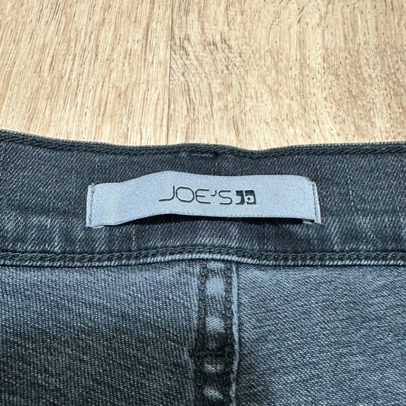 Joe Jeans | OG Faye Black Washed Distressed Hidden Button Straight Leg Jeans, 28 - Image 8