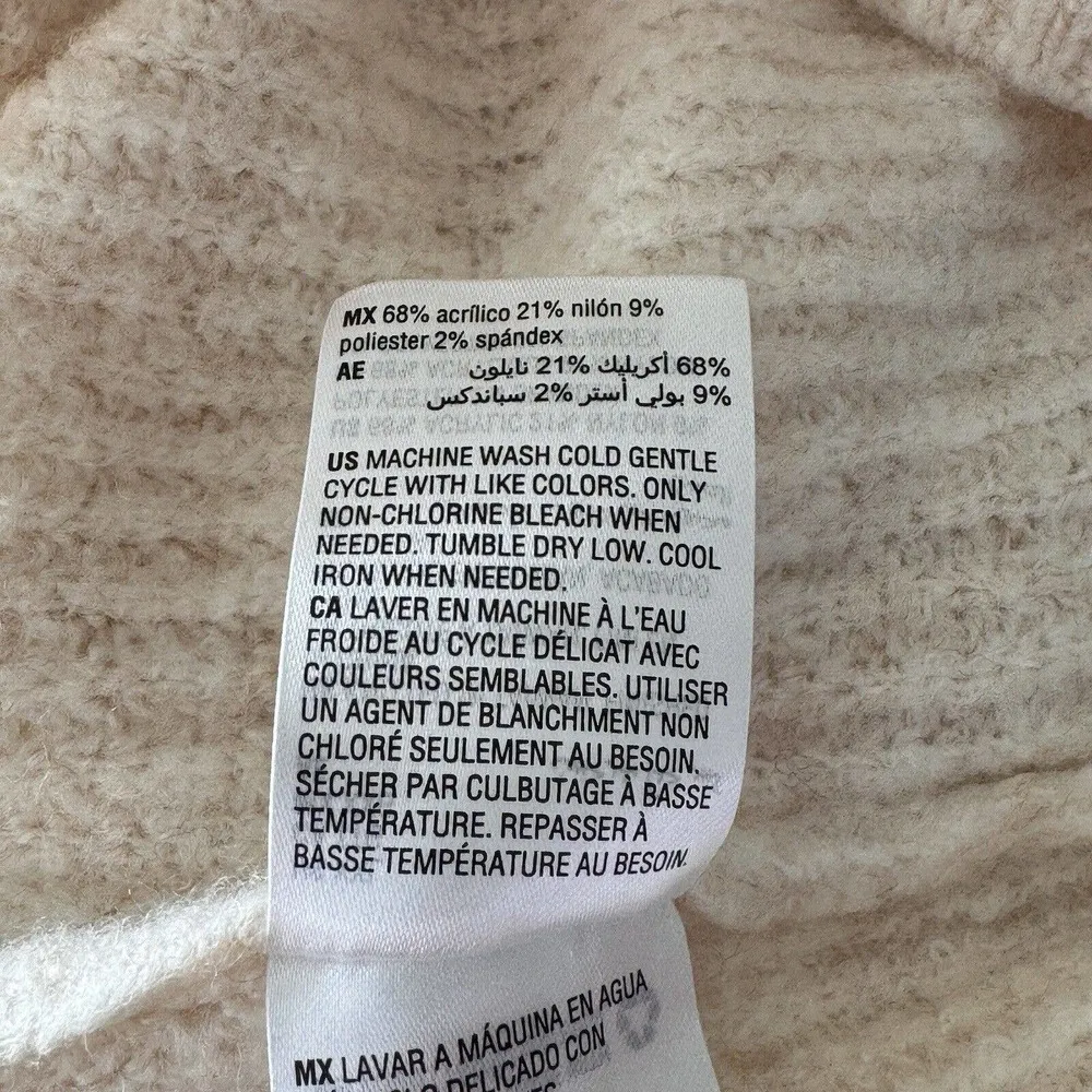 Style & Co 2X-Large Cowl Neck Tunic Sweater Long Sleeve Stretch Soft Light Pink - Image 8