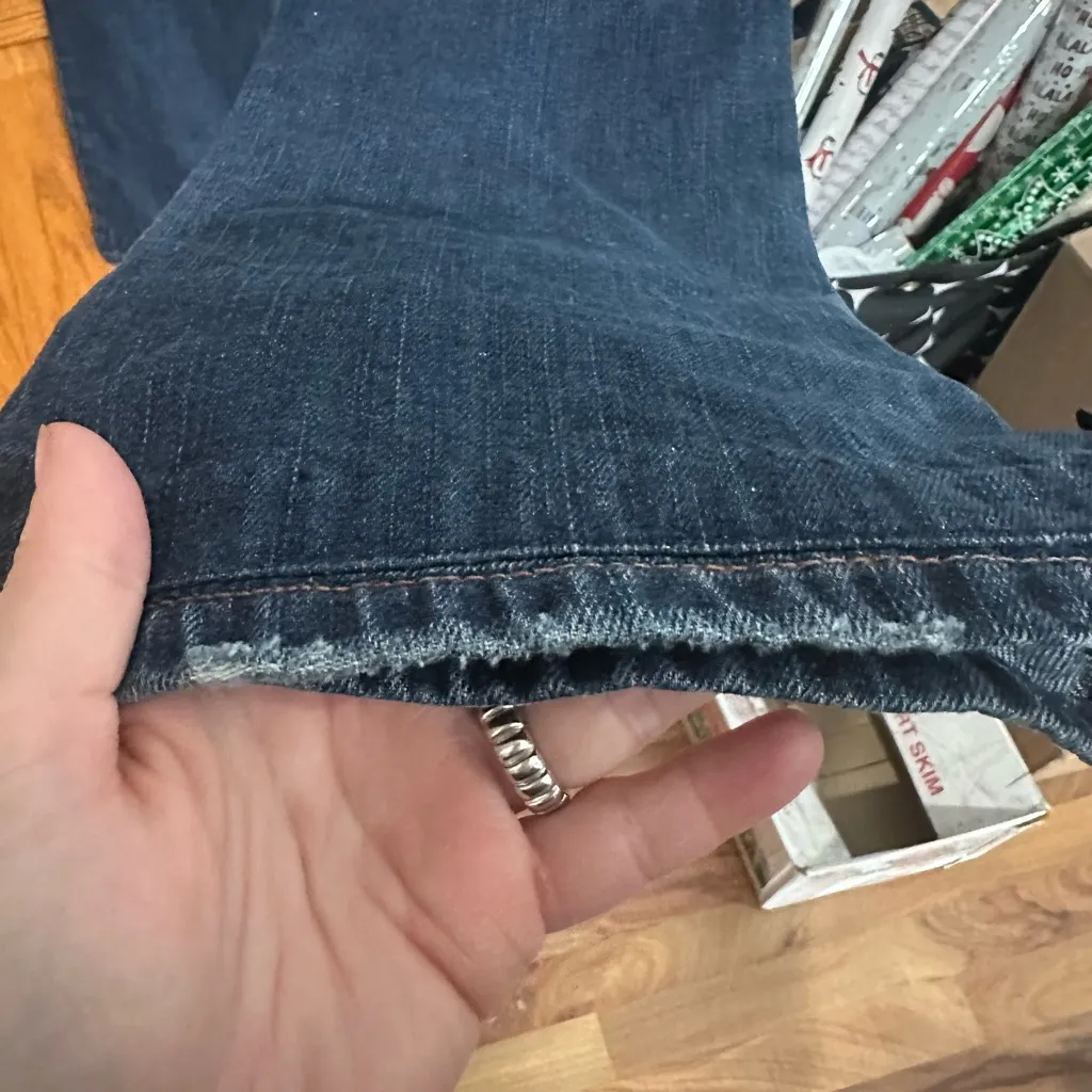 Banana Republic Dark Blue Boot Cut Jeans - Image 8