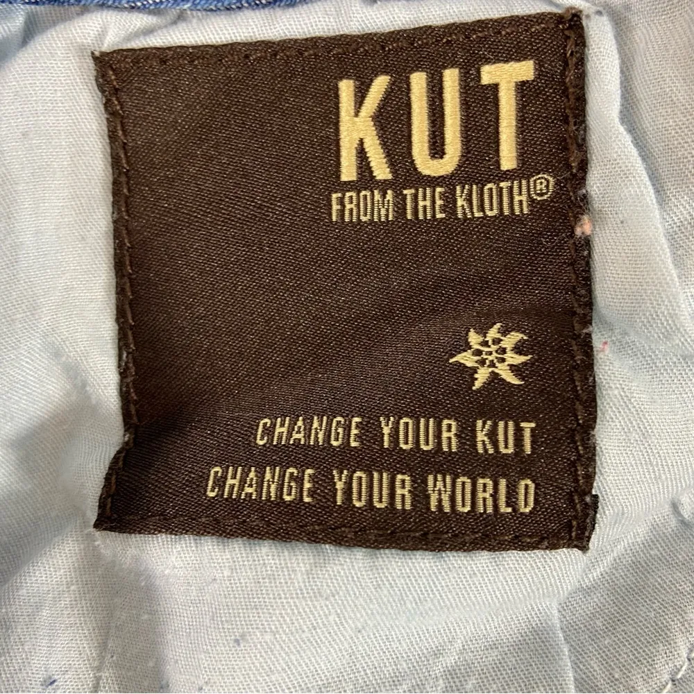 Kut From The Kloth HR Cigarette Leg Distressed Medium Wash Jeans Women’s Size 14 - Image 7