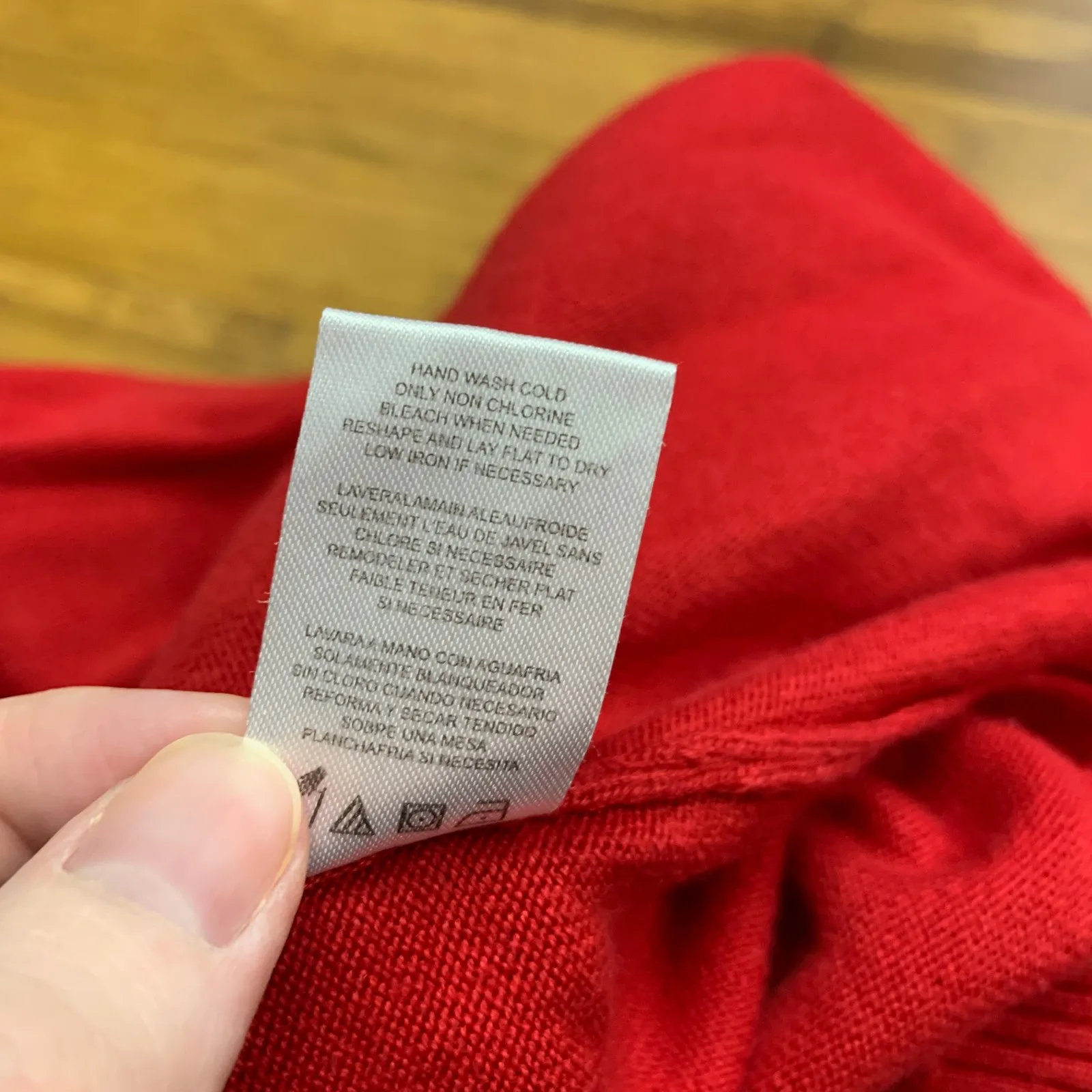 Calvin Klein Red Rhinestone Embellished Crew Neck Sweater Top Women Plus Size 1X - Image 7