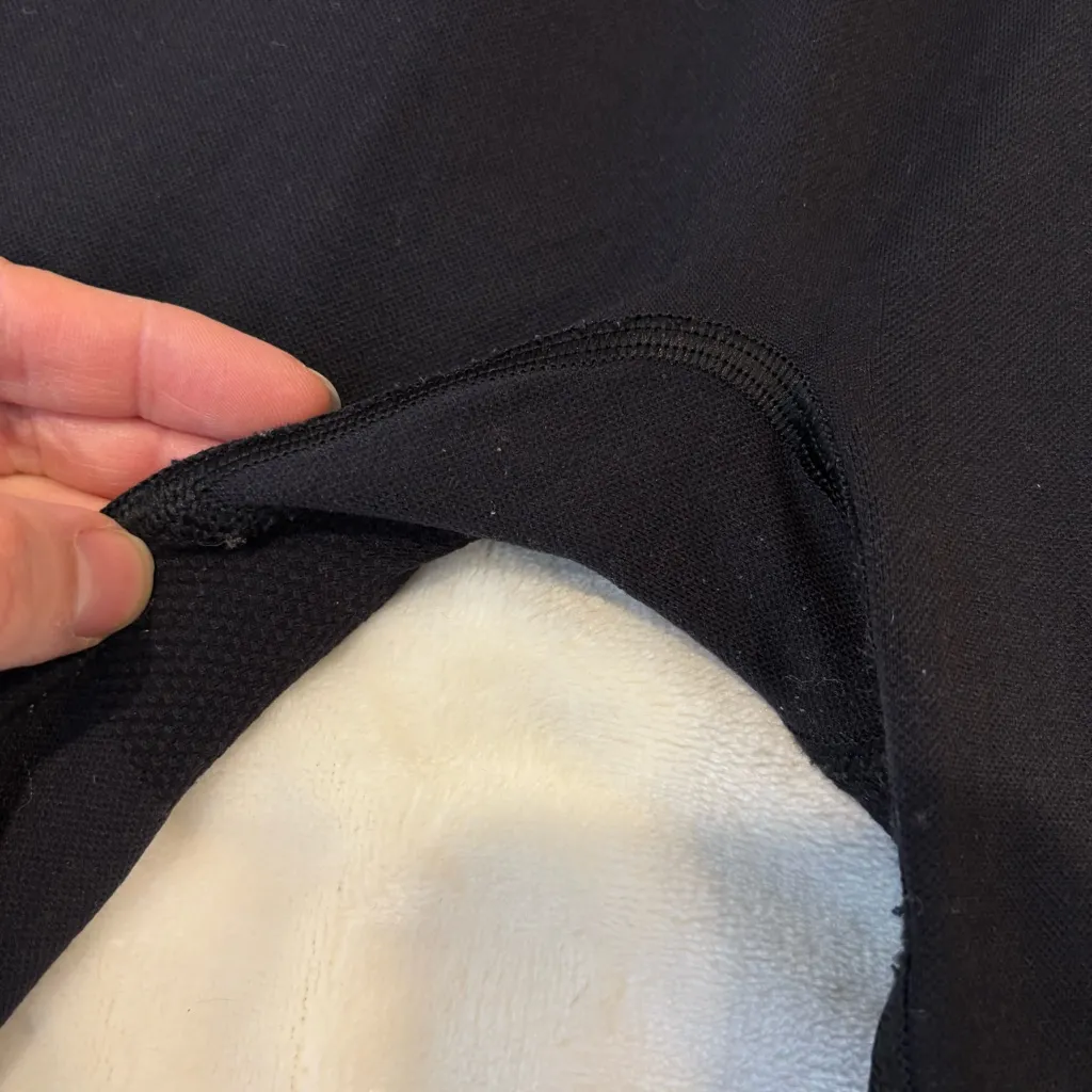 Gymshark Women’s Black Leggings 25” and Long Sleeve Crop Top Light Beige Small - Image 16