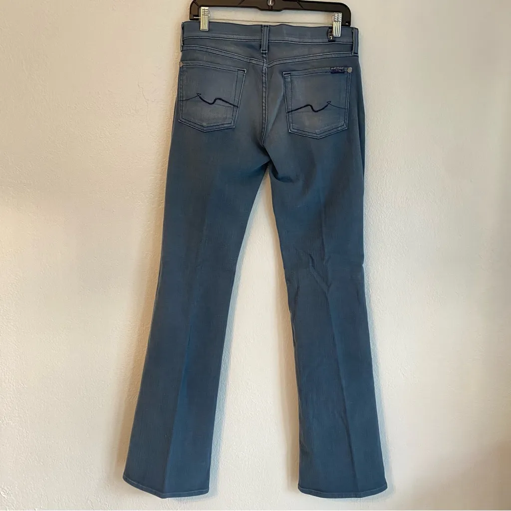 7 For All Mankind Blue‎ Boot Cut Jeans Timeless Style - Image 8