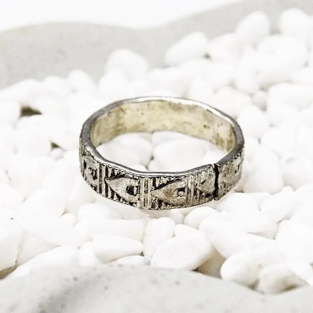 Heart Infinity Ring Silver Size 6 - Image 4