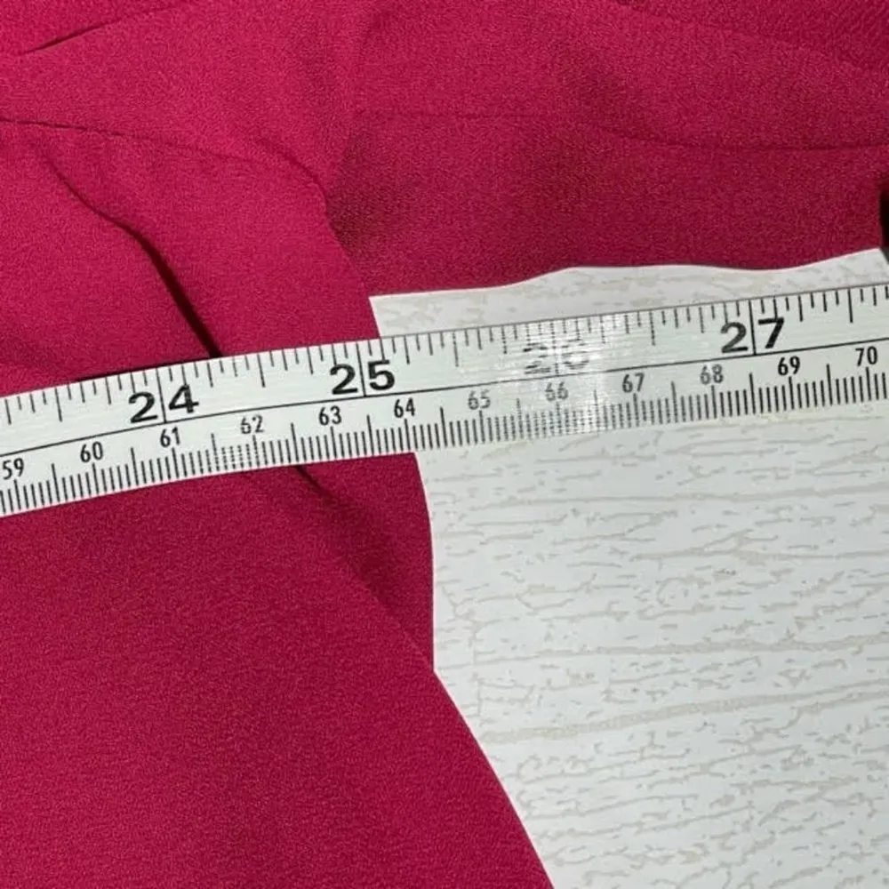 About A Girl Burgundy V Neck Relaxed Blouse Size 1X - Image 40