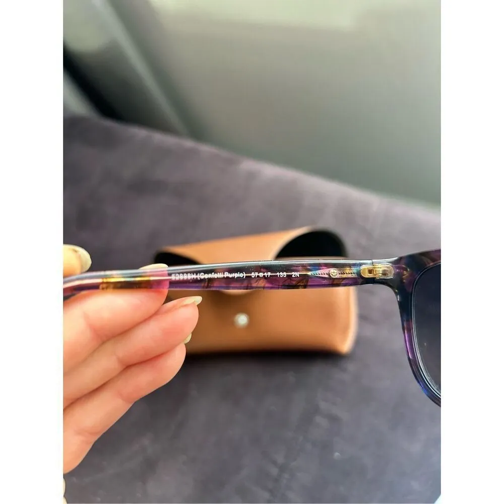 Coach Sunglasses HC 8132 L109 52888H Confetti Purple Size 57-17-135, Frames Only - Image 3