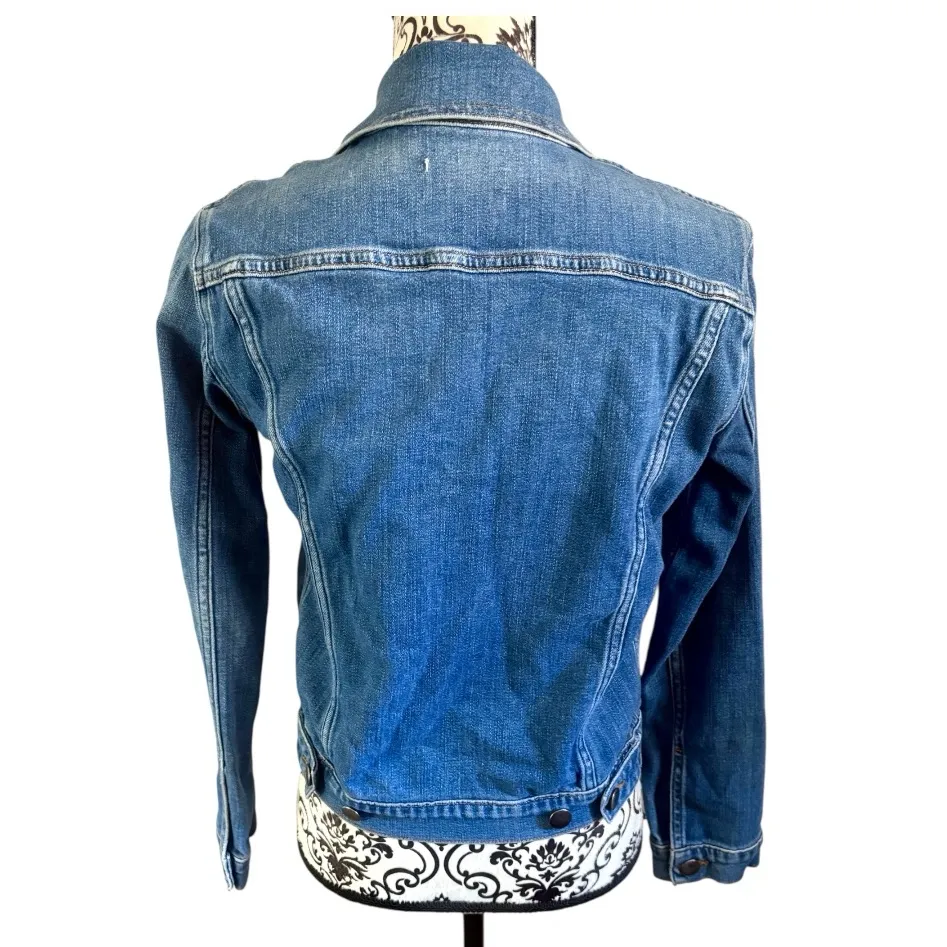 FRAME Le Vintage Denim Blue Jacket - Watham Way - Image 4