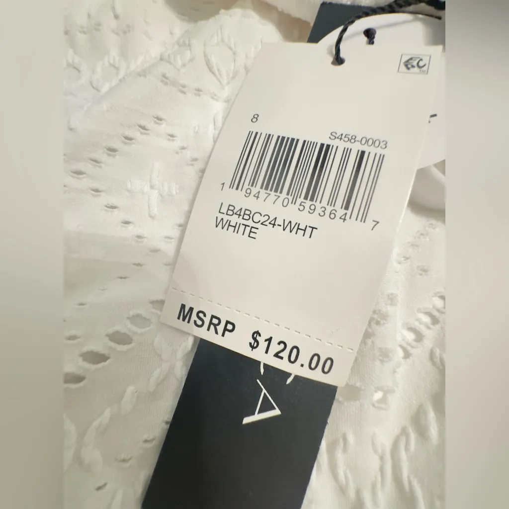 NWT La Blanca Saltwater Sands One Piece Swimsuit In White size 8 - Image 9