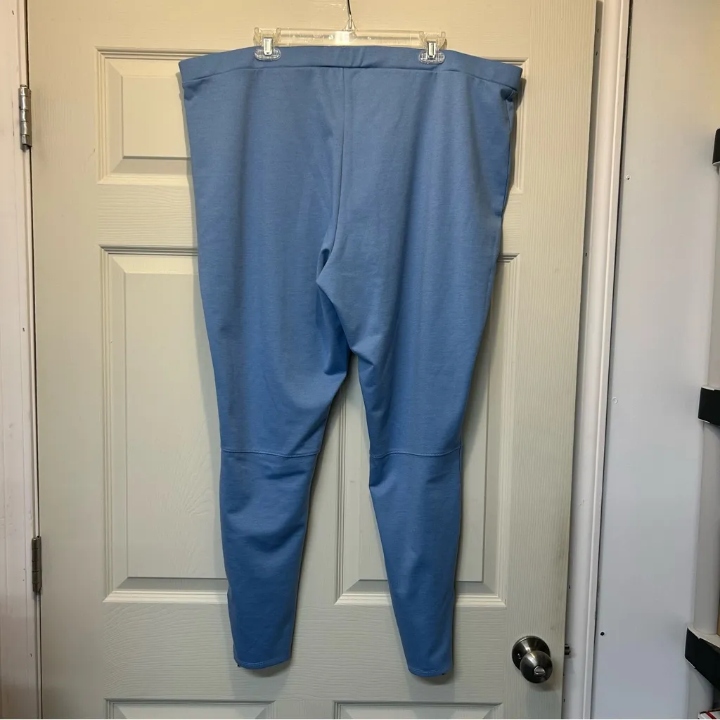 Serena Williams Signature Blue and Pink Joggers Lounge Pants Zip Ankle Size 3X - Image 7