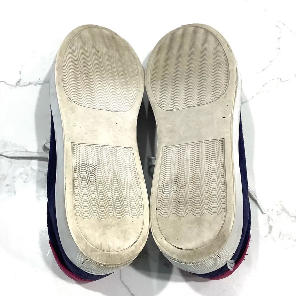 Cute comfy genuine suede leather loafers 💙💜 Pink Size 9.5 - Image 4