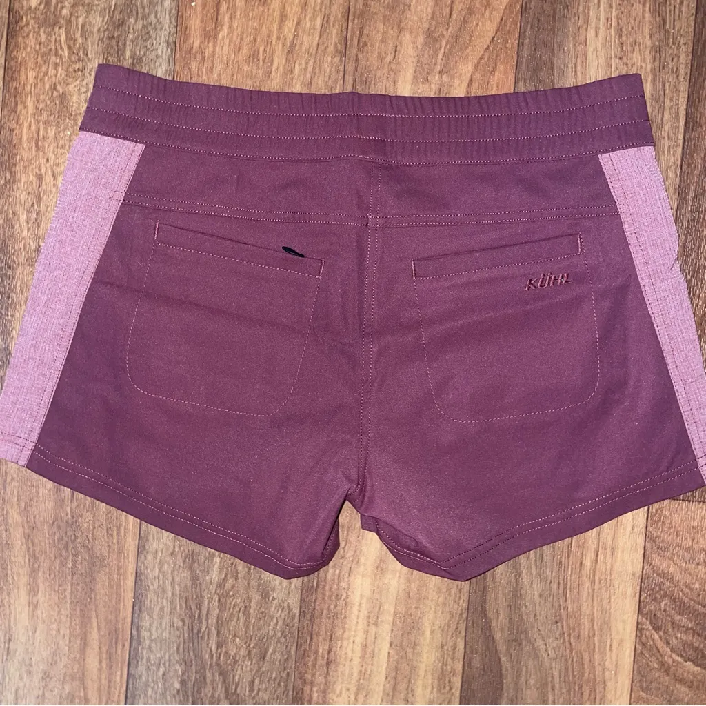 Kuhl‎ Women’s Riptide Short Activewear 3” Inseam Burgundy Maroon - Image 2