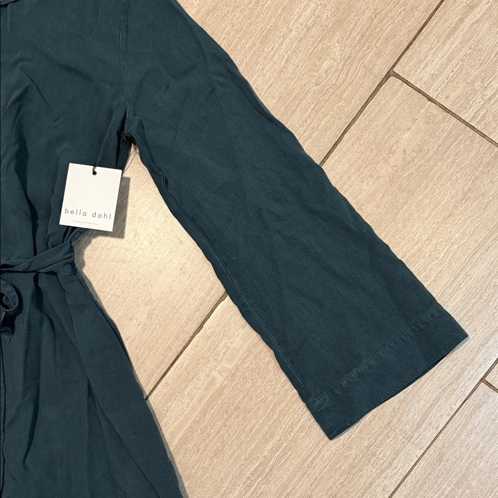 Bella Dahl Green Long Sleeve Dress - Image 2