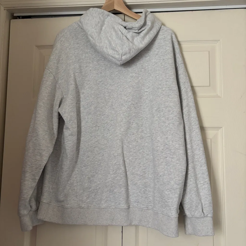 Light Grey Aelfric Eden Hoodie 3D Star Pattern Size Large - Image 7
