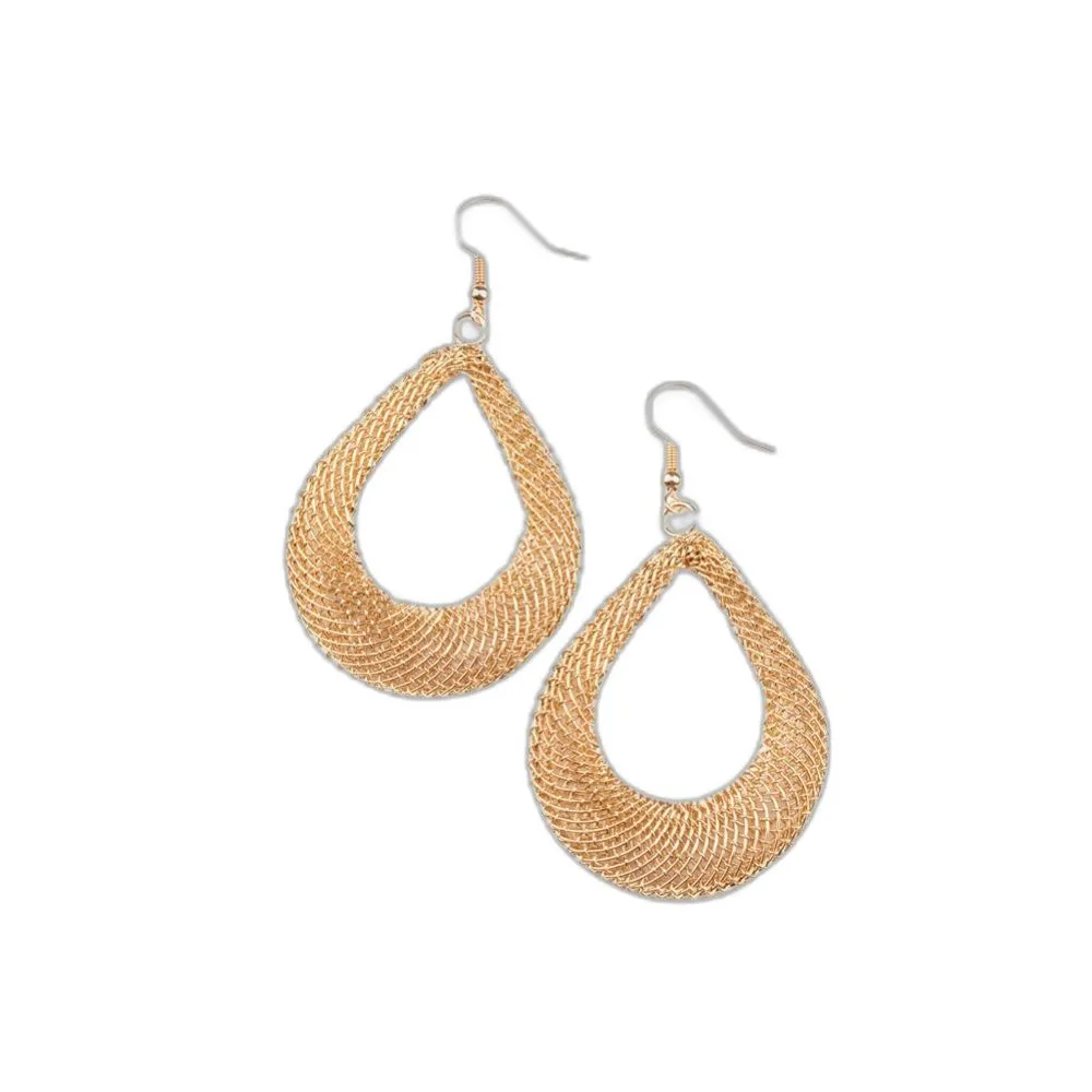 A Hot Mesh Gold Earrings (82) - Image 2
